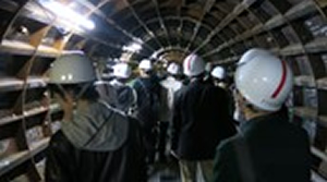 神戸市下水道トンネルの視察